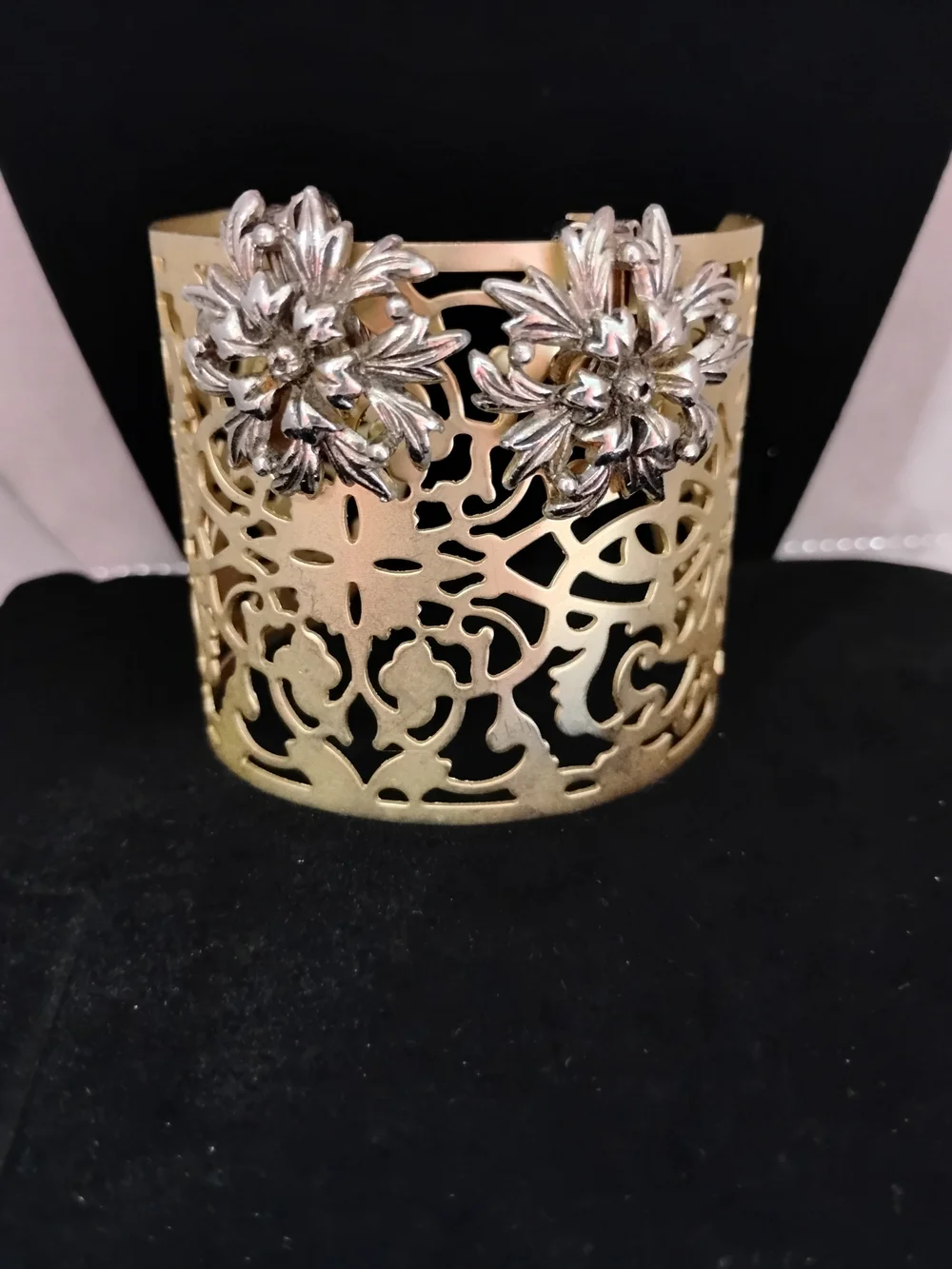 Silver Floral Clip-On Earrings - Silver Tone Women's Jewelry